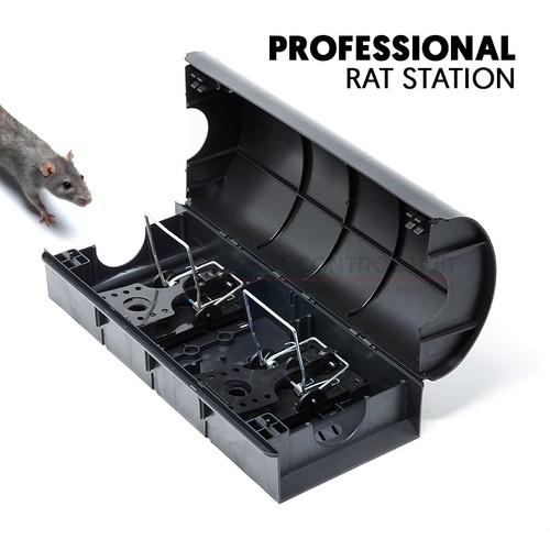 Rat bait station tunnel box - bait,