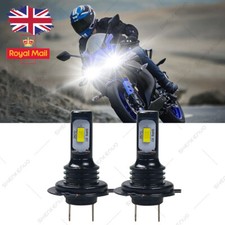 For Yamaha YZF R125 Upgrade 6000K H7 Motorcycle LED Headlight Bulbs Kit UK Stop