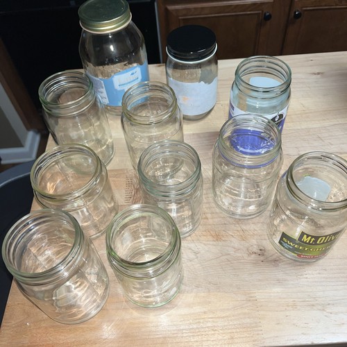Glass jars various sizes - jars,,