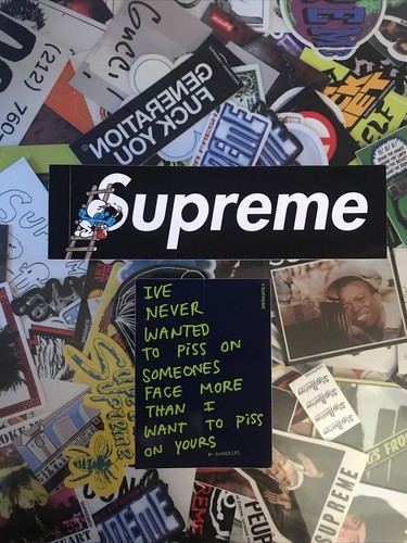 Supreme stickers authentic - supreme,