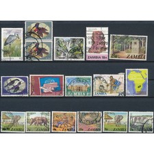 36 Stamp Selection - Zambia -