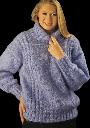 1980s polo neck - neck, cable