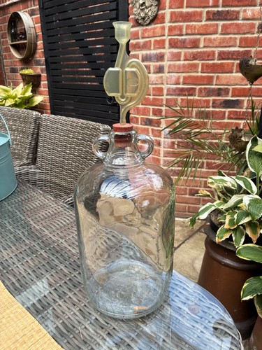 Demijohn glass bottle - , 4.5l