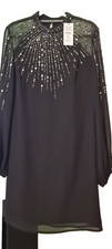 BNWT LIPSY DRESS SIZE 12 BLACK