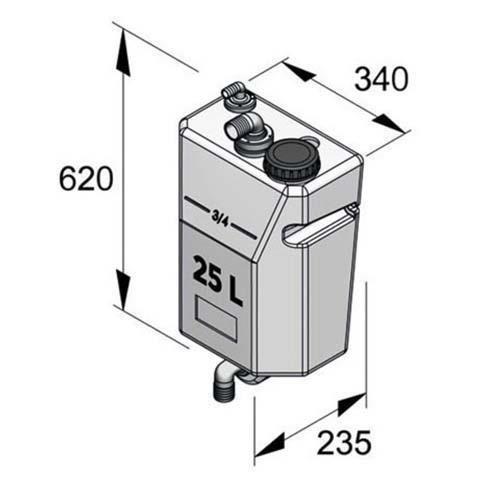 Vetus waste water - waste, 25