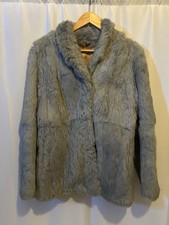 Vintage real rabbit fur coat