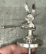Shotgun rabbit hood ornament - shotgun,