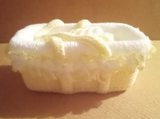 Dolls Yellow  & White Oblong