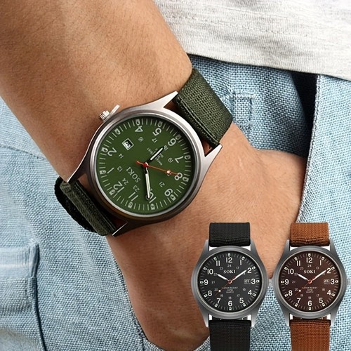 Military army wristwatch mens - army,