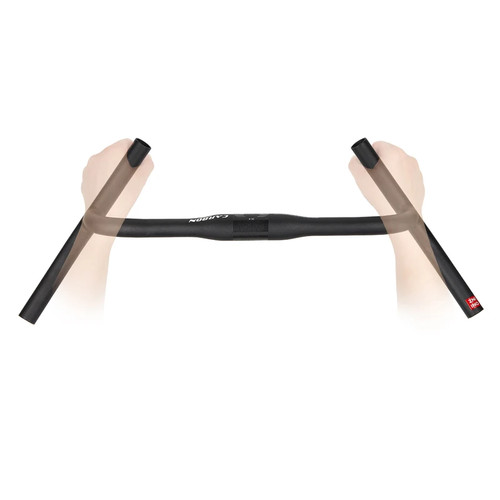 Carbon gravel bike handlebar - handlebar, h