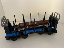 Lego 9V Train Set Number 10013 Open Freight Wagon 100% Complete