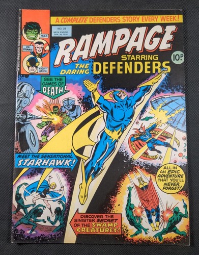 Marvel comics rampage starring - marvel,