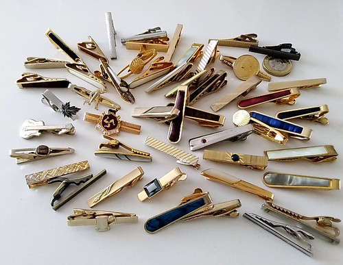 Vintage tie clips - 50,