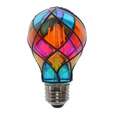 Stained Glass Light Bulb E26
