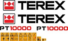 TEREX PT10000 DUMPER DECALS