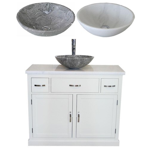 Bathroom vanity unit - bathroom, white