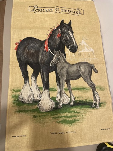 Vintage tea towel linen - , cotton