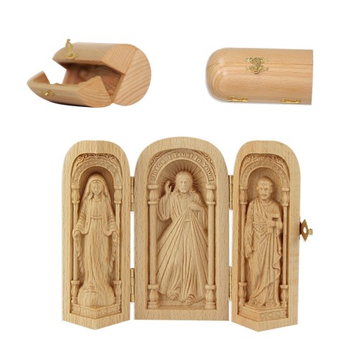 Wooden portable altar - wooden,
