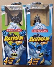 Wizkids- DC Heroclix- Batman game 2002 4 figure game pack + dice Both new in box