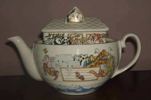 Vintage noah ark teapot - vintage, noah’s