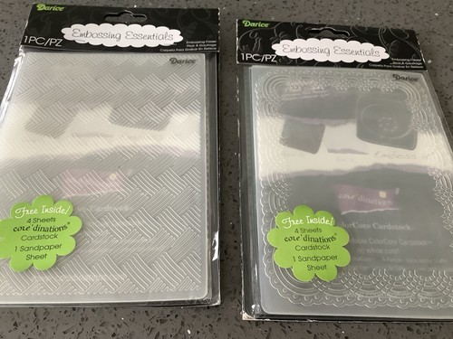 Brand new embossing folders - new,