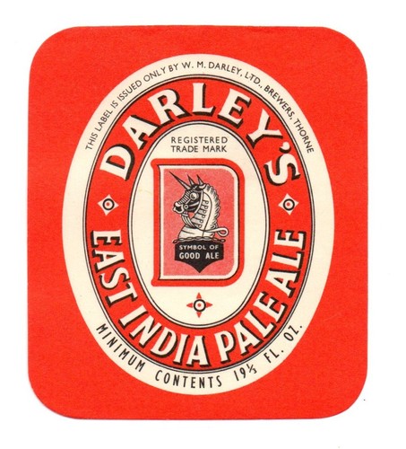 England vintage beer label - -,
