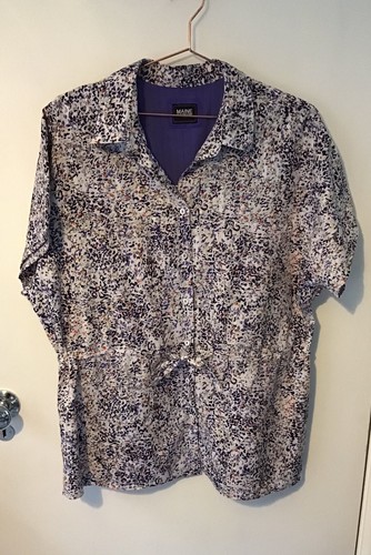 Cotton floral blouse - cotton, top