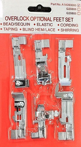 Overlocker optional foot - 6-pc,