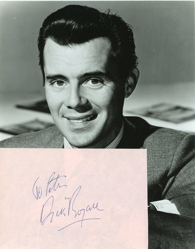 Dirk bogarde hand signed - bogarde,