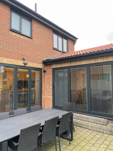 Aluminium bifold doors any - aluminium,