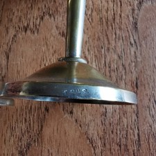 EPNS Vintage Silver Plate Brass Wine Goblets