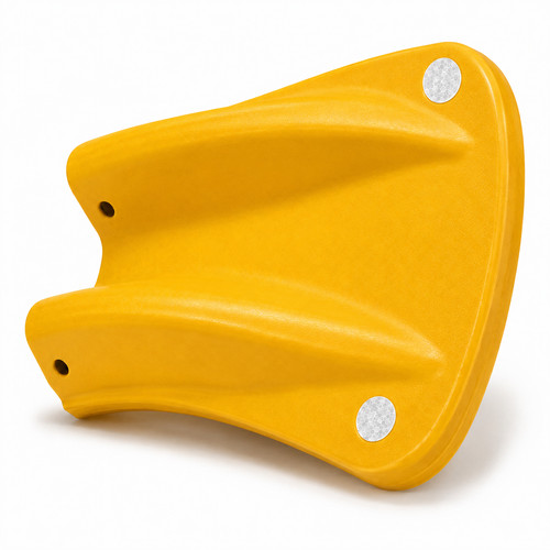 Yellow polymer armco fishtail - yellow,