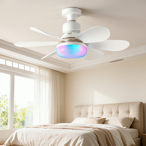 Rgb fan light with three - three, color