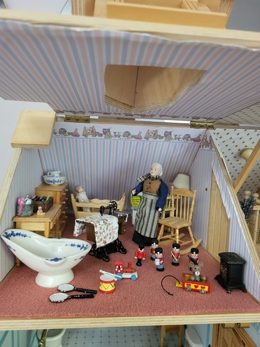 Dolls house nursery furniture - dolls,