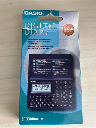 Casio digital diary - casio,