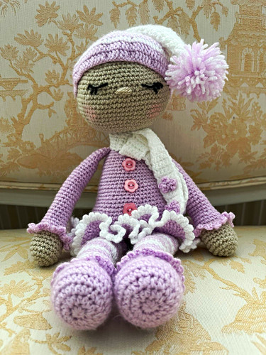 Hand crocheted soft rag - hand-crocheted,