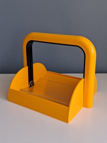Guzzini yellow papillon 1980s - guzzini,