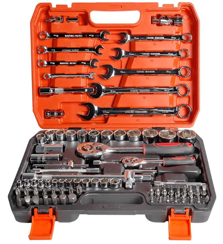 New socket set pcs chrome - new,
