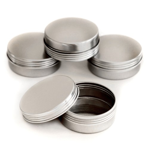 5ml 50ml metal storage tin - 5ml-50ml, jar