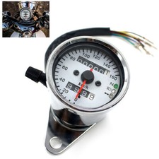 Motorcycle LED Odometer Speedometer Tachometer Speedo Meter For Honda Cafe Racer