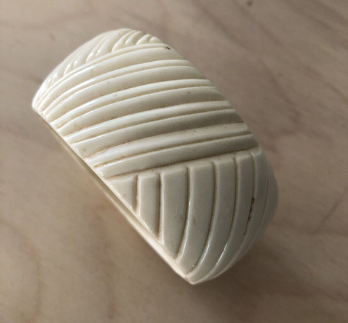 Vintage deco celluloid bangle - deco,