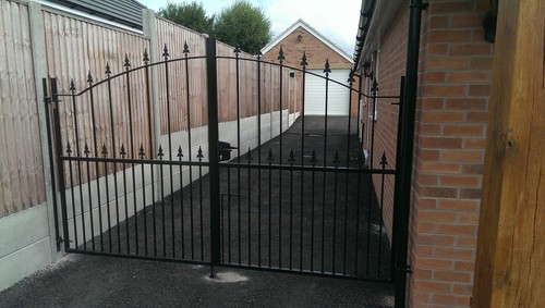 Wrought iron steel - wrought, gates