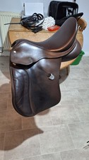 Bates GP/VSD 17" Adjustable Havanna Saddle with Cair
