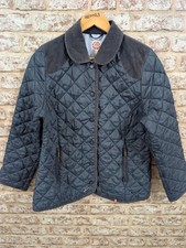 Joules Quilted Button Up Coat