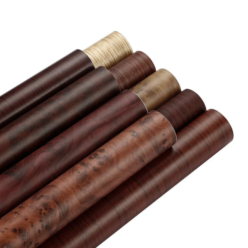 Pvc wood grain self - self, adhesive