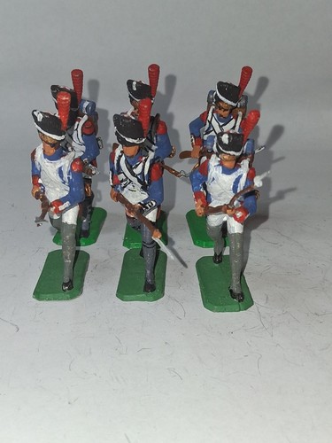 Vintage 54mm painted metal - x,