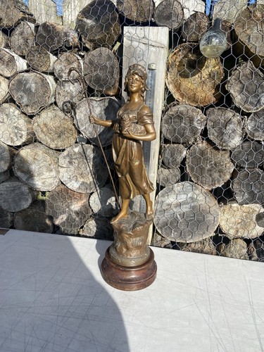 Art deco spelter - art,
