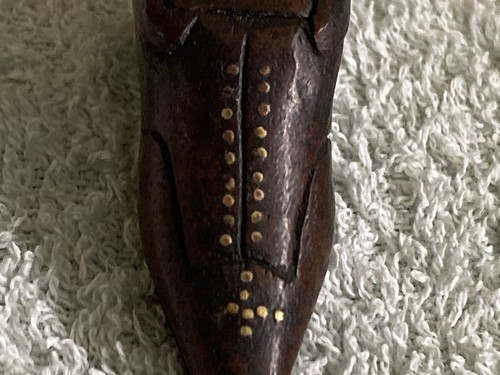 Antique georgian treen snuff - antique,