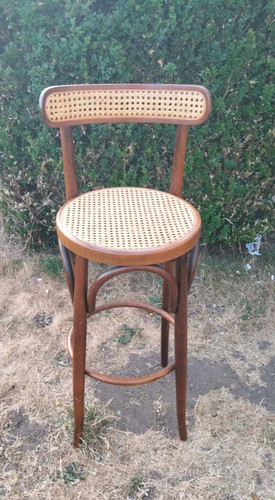 Vintage bentwood tall bar