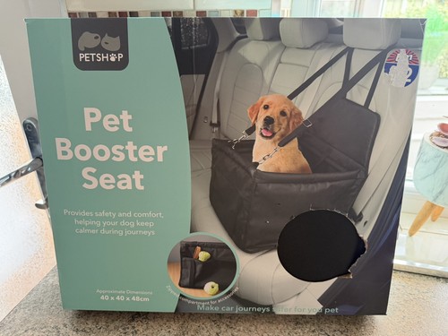 Pet booster seat black - booster, in